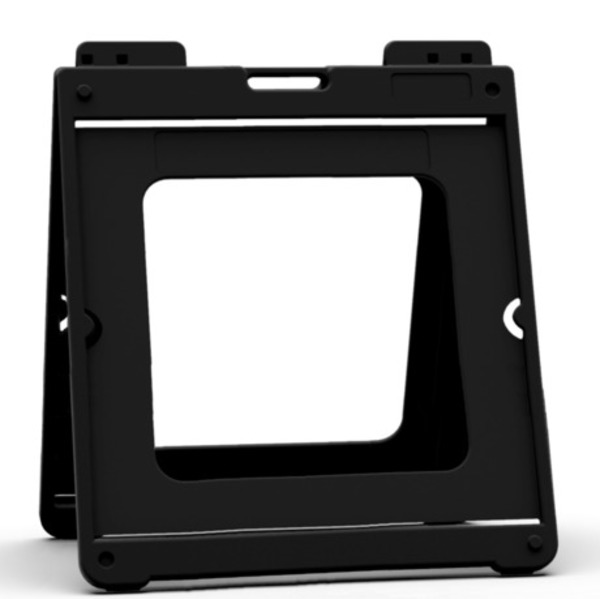 Heavy Duty Plastic A-Frame, 24h x 24w, Black